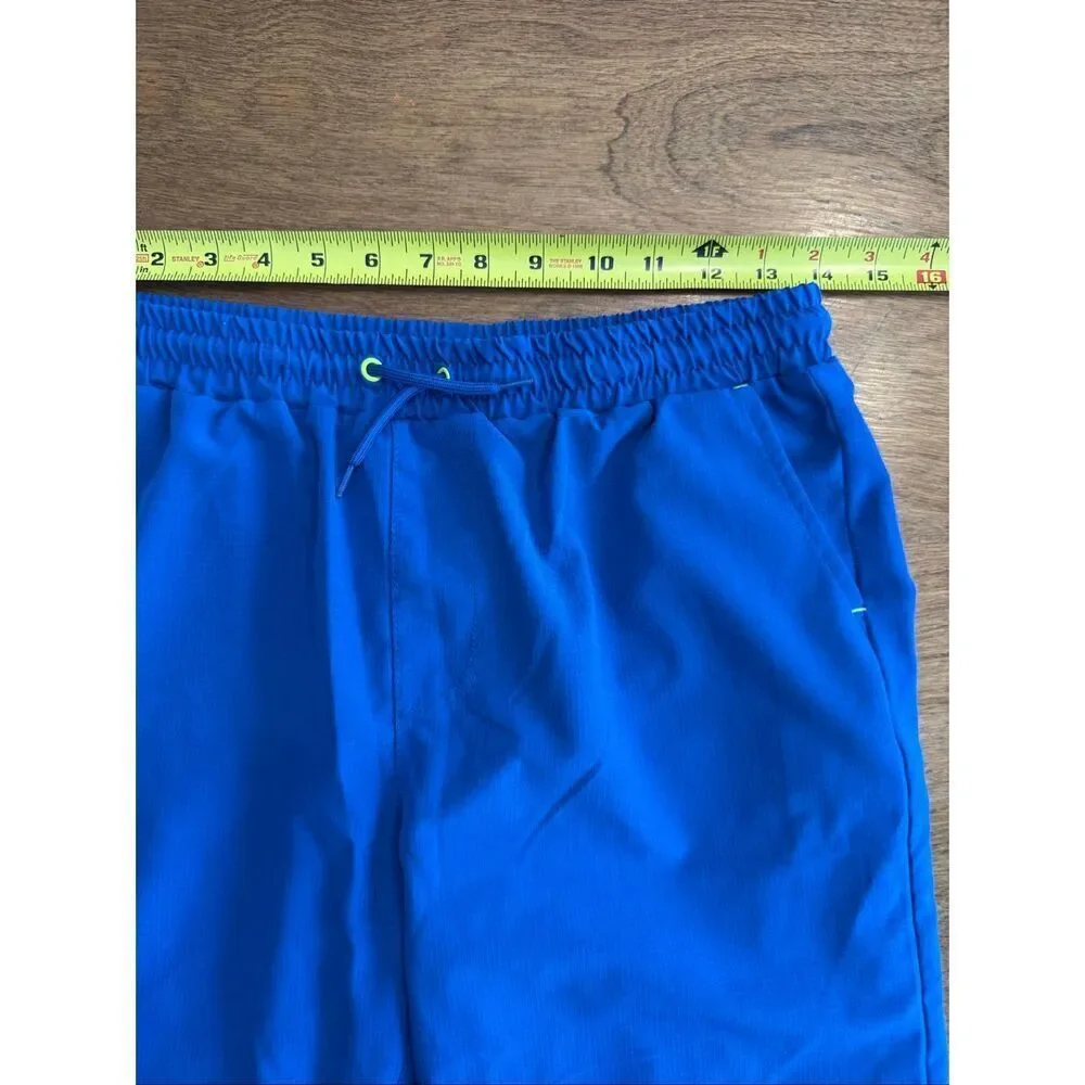 Eddie Bauer Kids' Quick Dry Elastic Waist Mesh Lined Swim Shorts Blue Size XL